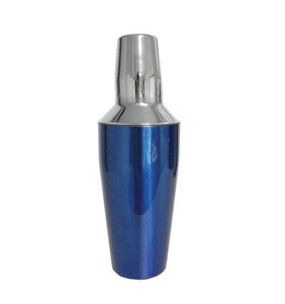 Color Coated Regular Cocktail Shaker 600 ml - Blue