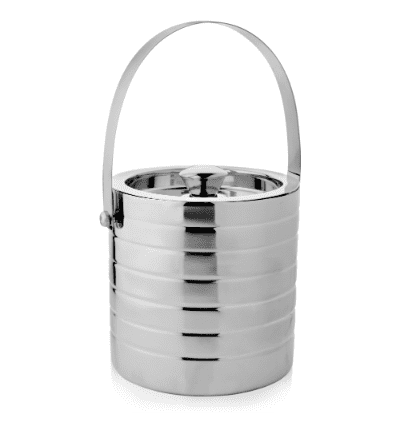 Ribbed Double Wall Ice Bucket Glossy 1 L