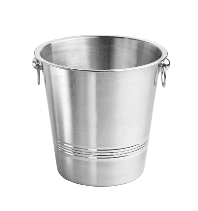 Wine Bucket with Ribbed band 21 x 21 cm