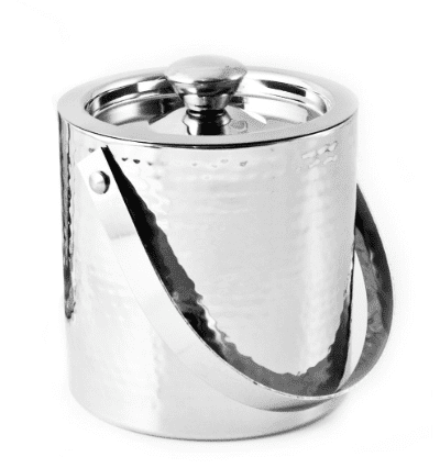 Hammered Double Wall Ice Bucket 1 L