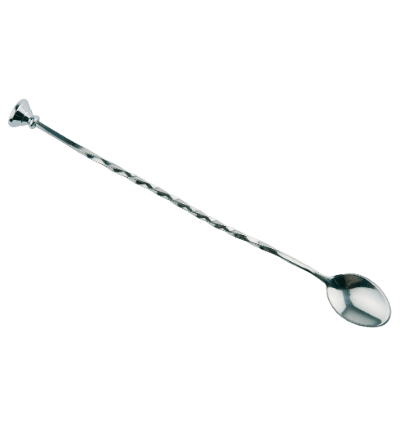 Bar Spoon Full Twisted with Weighted Knob 28 cm