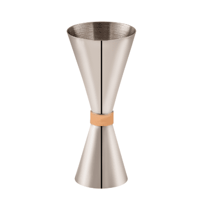 Slim Jigger with Copper Plated Ring 20/40 ml