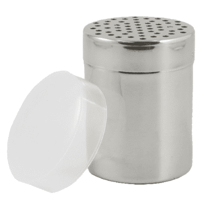 Spice Shaker 4 mm Hole with Plastic Lid 7 x 9.5 cm