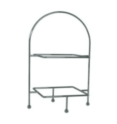 2 Tier Wire Cake Stand Square