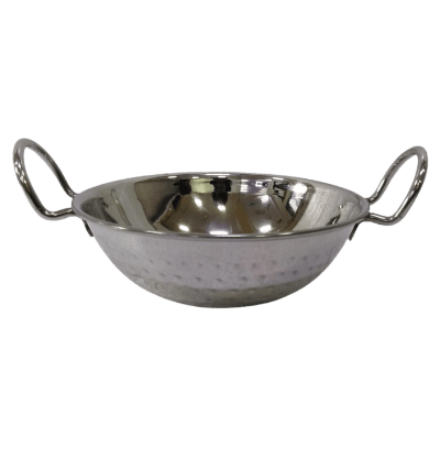 Double Wall Kadai Hammered Wire Handle 18 x 5.7 cm
