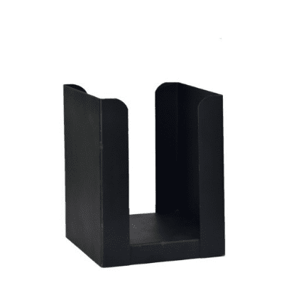 Color Coated Napkin Holder 12.7 x 13.3 x 20 cm - Black