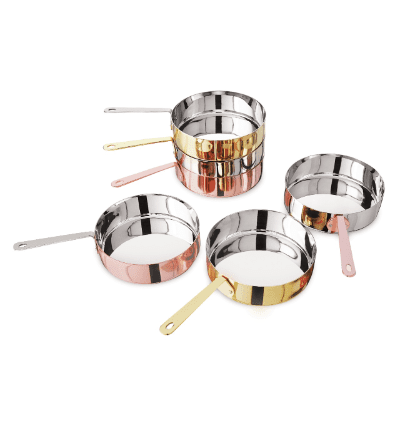 Copper Plated Mini Presentation Pan Glossy 2.75"