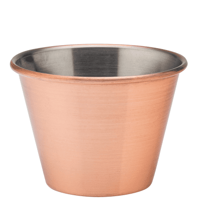 Copper Plated Sauce Cup Satin 8 oz