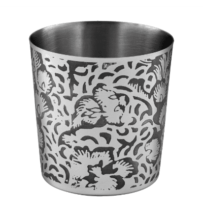 Etched Chip Cup 8.5 x 8.5 cm - Floral