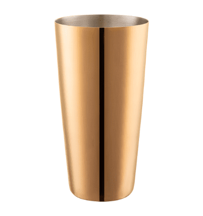 Rose Gold PVD Bar Shaker Glossy 28 oz