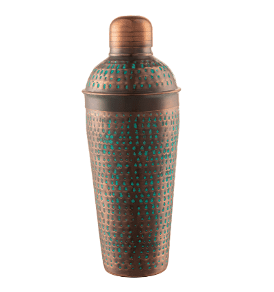Plated Patina Hammered Deluxe Cocktail Shaker 750 ml - BRT