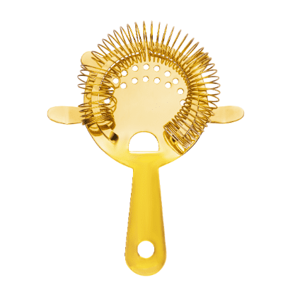 Gold PVD 4 Prong Bar Strainer
