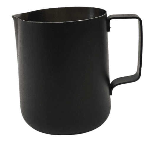 Black Powder Coated Conical Milk Frother 10 oz