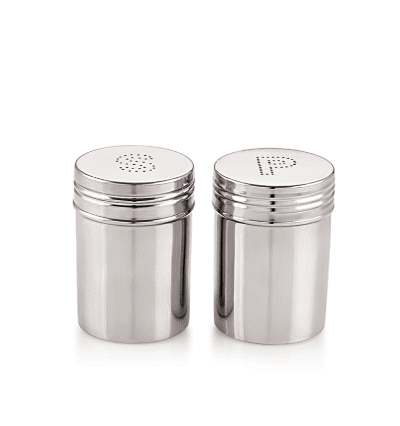 Salt & Pepper Shaker with screw lid 7 oz