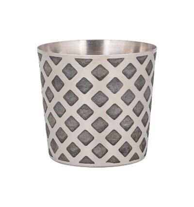 Etched Chip Cup 8.5 x 8.5 cm - Lattice