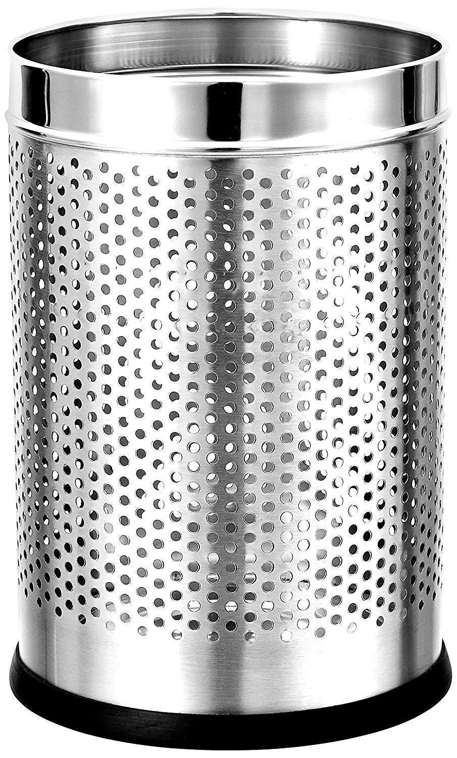 Open Top Perforated Trash Bin 2 Pc set